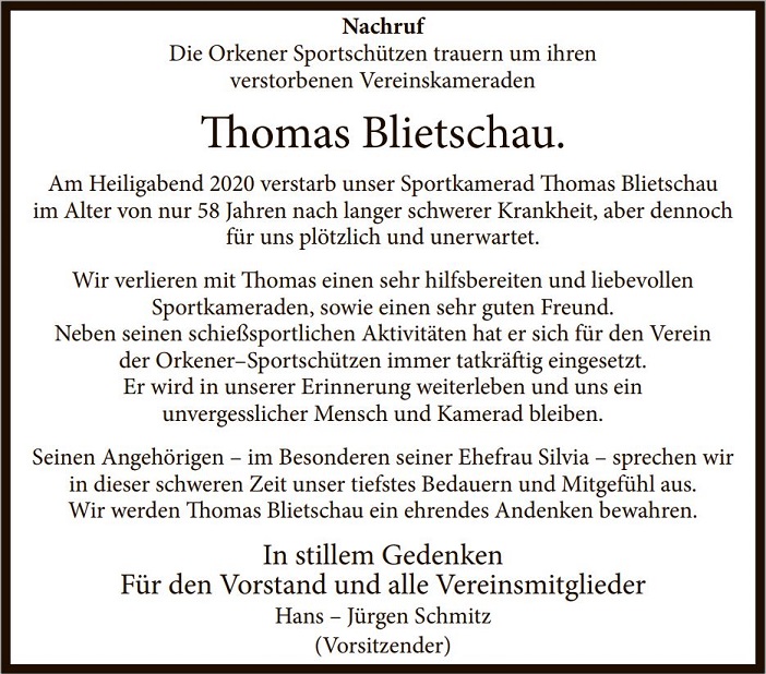 Nachruf Nachruf